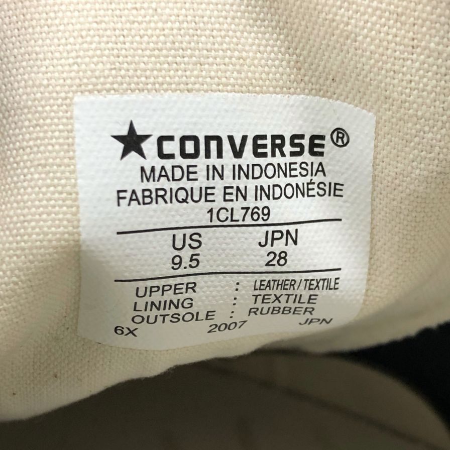 コンバース スケートボーディング ローカットスニーカー ブレイクスター 1CL769 キャンバス グレー メンズ サイズ28cm CONVERSE SKATEBOARDING BREAKSTAR SK OX 約28.0cm【AFD2】
