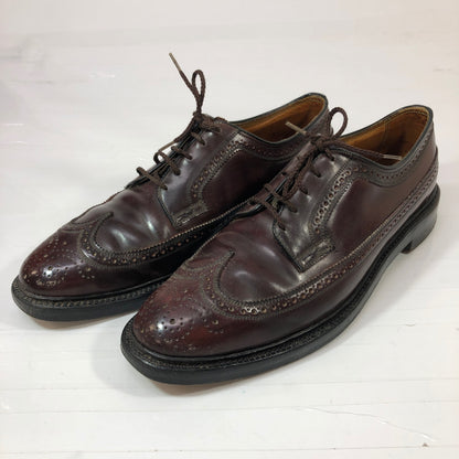 フローシャイム インペリアル ウイングチップ コードバン レザーシューズ メンズ サイズ10 ブラウン Florsheim Imperial 約28.0cm【AFC43】