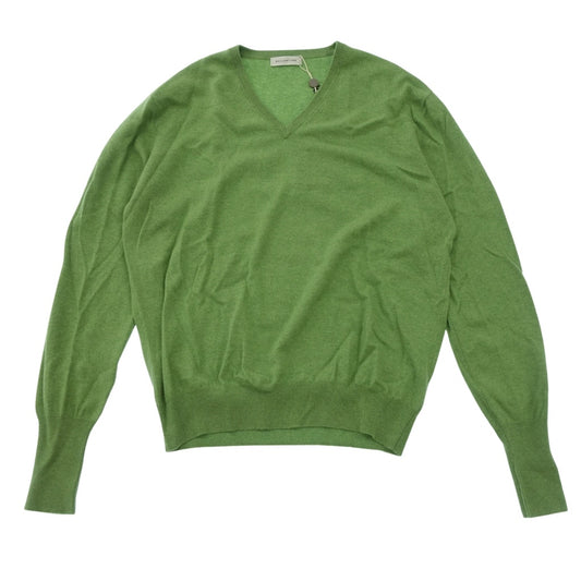 Like new◆BALLANTYNE Knit Cashmere Men's Size 60 Green BALLANTYNE [AFB27] 