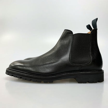 クロケット&ジョーンズ サイドゴアブーツ チェルシー グレインレザー ブラック メンズ サイズUK8 Crockett＆Jones CHELSEA11 約26.5cm【AFC40】