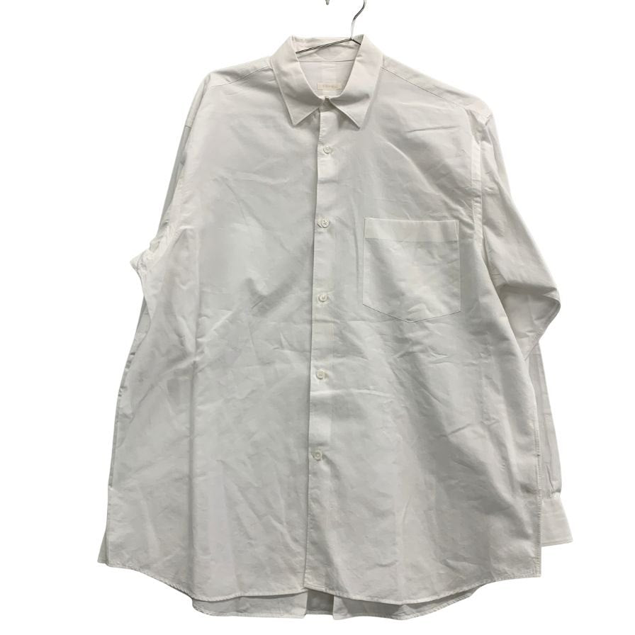 極美品◆コモリ 26AW コモリシャツ ホワイト メンズ サイズ2 E03-02001 COMOLI 【AFB4】