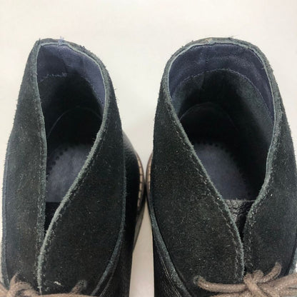 コールハーン チャッカブーツ グレインレザー×スエード コンビ C26131 メンズ ブラック サイズUK8.5 COLE HAAN 約27.0cm【AFD2】