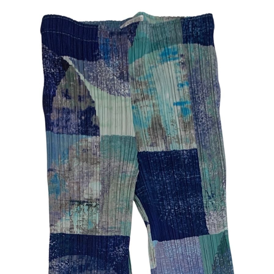 プリーツプリーズ パンツ PP13-JF664 ポリエステル  レディース 総柄 サイズ3  PLEATS PLEASE 【AFB10】