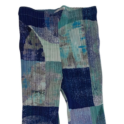 プリーツプリーズ パンツ PP13-JF664 ポリエステル  レディース 総柄 サイズ3  PLEATS PLEASE 【AFB10】