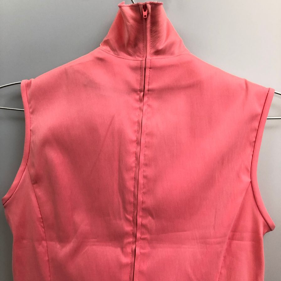 極美品◆タダシショージ フリル カットソー ノースリーブ レディース サイズ4 ピンク TADASHI 【AFB7】