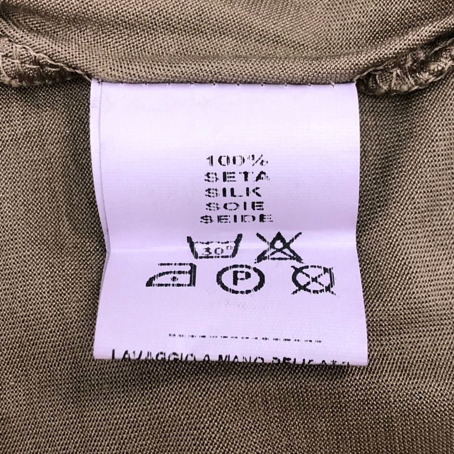 極美品◆スノッビーシープ シルク100% トップス タンクトップ レディース サイズ40 ブラウン SNOBBY SHEEP 【AFB45】