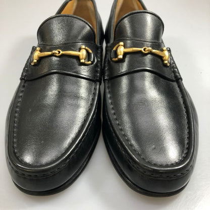 シップス ビットローファー カーフ 170 0011 ブラック ゴールド金具 サイズ41D SHIPS 約26.5cm【AFC47】