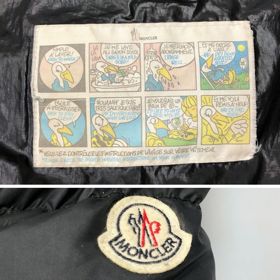 中古■モンクレール ダウンコート LUCIE ラクーンファー ブラック レディース サイズ2 MONCLER 【AFA13】