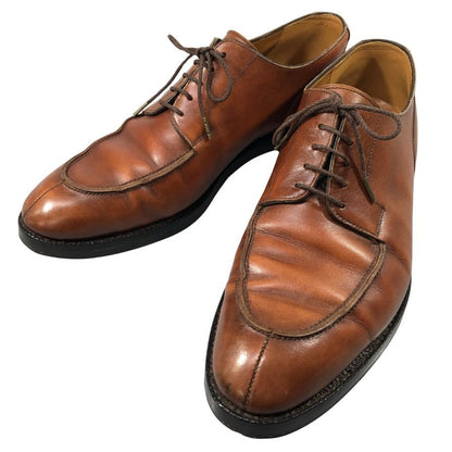 クロケット＆ジョーンズ レースアップシューズ スプリットトゥ  Uチップ ブラウン サイズ8.5E CROCKETT&JONES ビジネスシューズ 約28.0cm【LA】【中古】