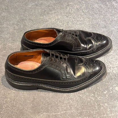 アレンエドモンズ フルブローグ カーフ ブラック サイズ6.5E メンズ Allen Edmonds ビジネスシューズ 約24.5cm【LA】【中古】