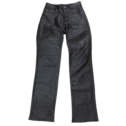 ショット レザーパンツ 600 サイズ W28 ブラック SCHOTT 【AFB47】