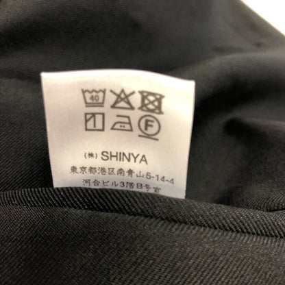 中古◆シンヤオフィシャル テーラードジャケット ウール100% ブラック メンズ サイズ3 SHINYA OFFICIAL 【AFB19】