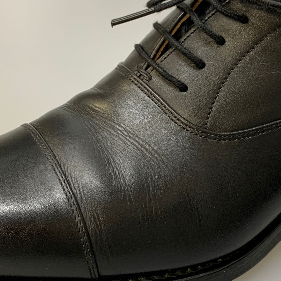スコッチグレイン ストレートチップ レザー T0326 百貨店限定モデル メンズ ブラック サイズ25 SCOTCH GRAIN 約25.0cm【AFD14】