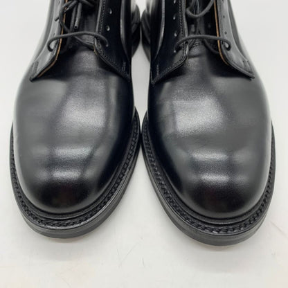 クロケット＆ジョーンズ ラナーク3 レザーソール ブラック サイズ7F ラスト378 メンズ Crockett & Jones ビジネスシューズ 約25.5cm【LA】【中古】