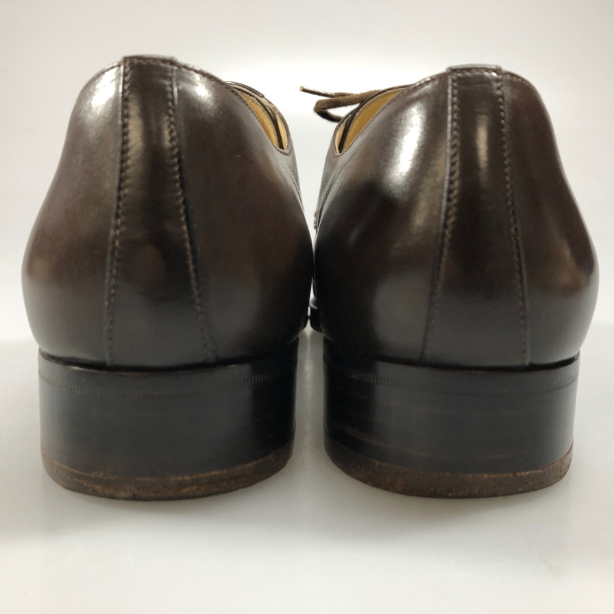 タニノクリスチー 121896 パンチドキャップトゥ カーフ ブラウン UK6.5 TANINO CRISCI 約25.0cm【AFC】