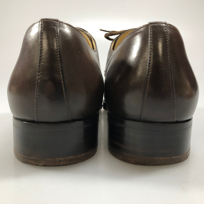 タニノクリスチー 121896 パンチドキャップトゥ カーフ ブラウン UK6.5 TANINO CRISCI 約25.0cm【AFC】