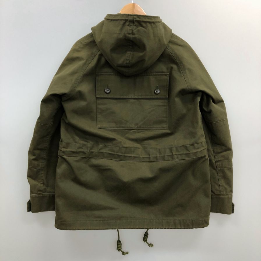 美品◆ナイジェルケーボン マルチポケットスルージャケット グリーン メンズ サイズ46 Nigel Cabourn 【AFA21】