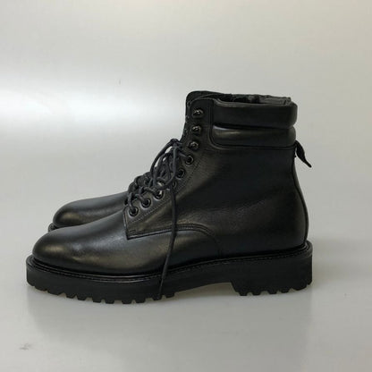 ダブルエイチ フンシャルカーフレザー サイドジップブーツ WHS0740 メンズ  サイズ75（25.5cm相当） ブラック W.H 約25.5cm【41-2】
