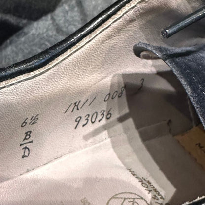 オールデン レザーシューズ 93036 プレーントゥ ネイビースエード BEAUTY&YOUTH別注 サイズUS6.5D メンズ ALDEN ビジネスシューズ 約24.5cm【LA】【中古】