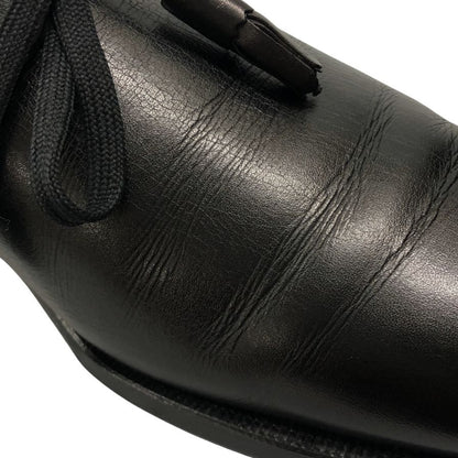 グレンソン マスターピース スチュアートチョイス レザーシューズ 外羽根 プレーントゥ ブラック サイズ8D Grenson 約27.0cm【AFC8】