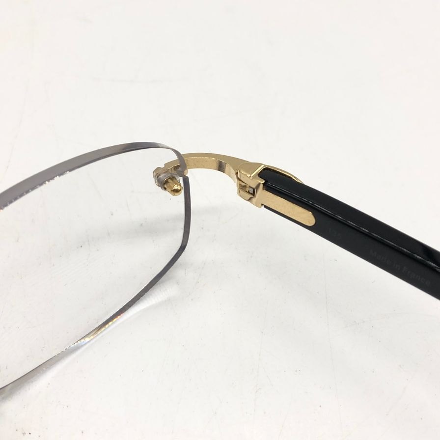 カルティエ アイウェア リムレス シグネチャー C ドゥ ゴールド金具 135 レディース Cartier【AFI13】