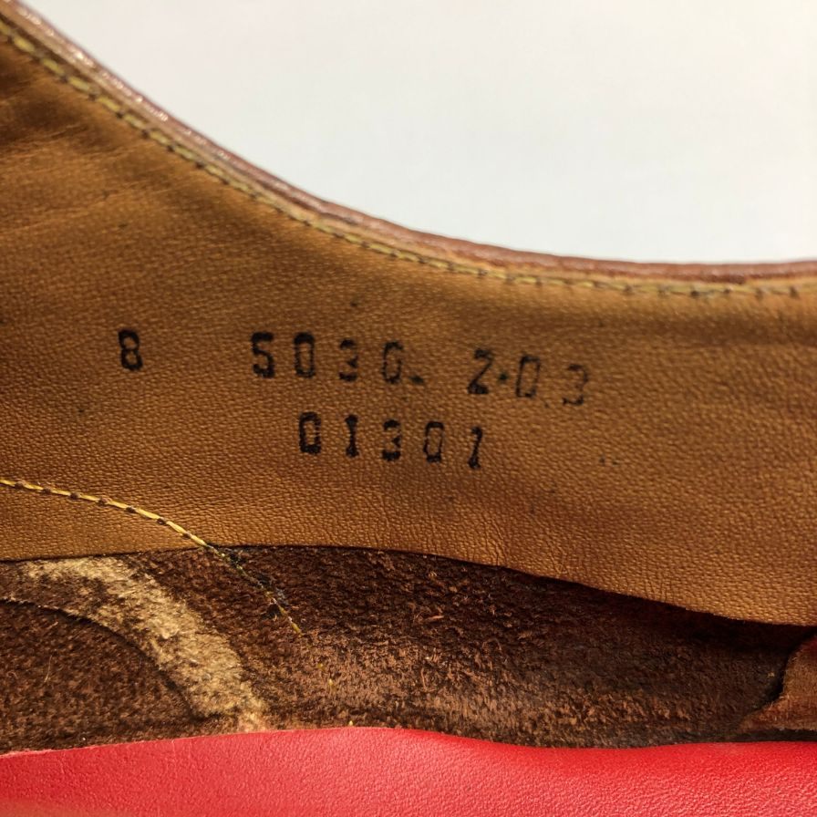 グレンソン 5030 203 01301 ウィングチップ メンズ ダークブラウン サイズ 8  GRENSON 約26.0cm【AFC47】