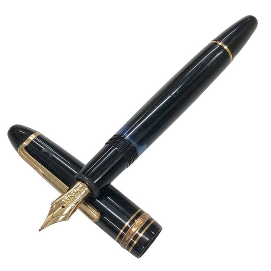 モンブラン 万年筆 マイスターシュテュック 4810 No.146 ペン先14C 585 ブラック×ゴールド MONTBLANC【AFI8】