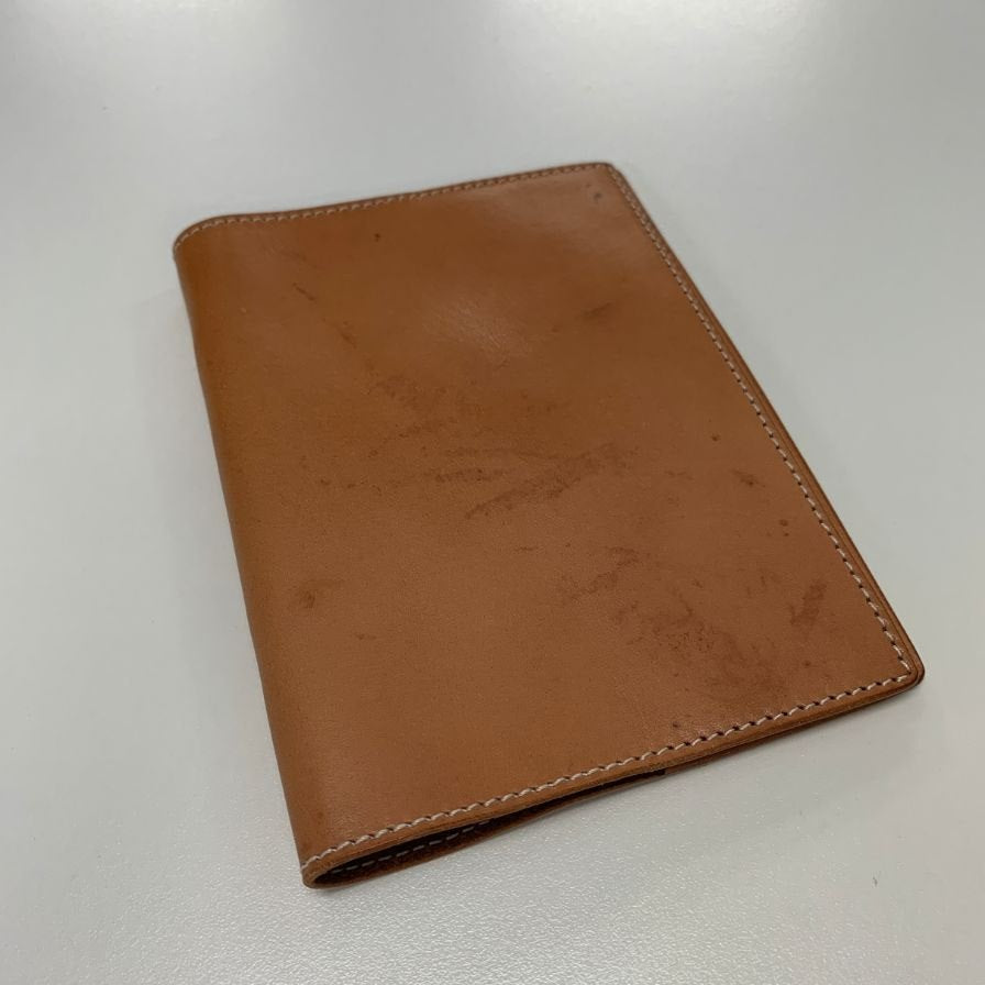 レザーフィールド セフィア パスポートケース ブラウン Leather field SEFIA【AFI18-3】【中古】