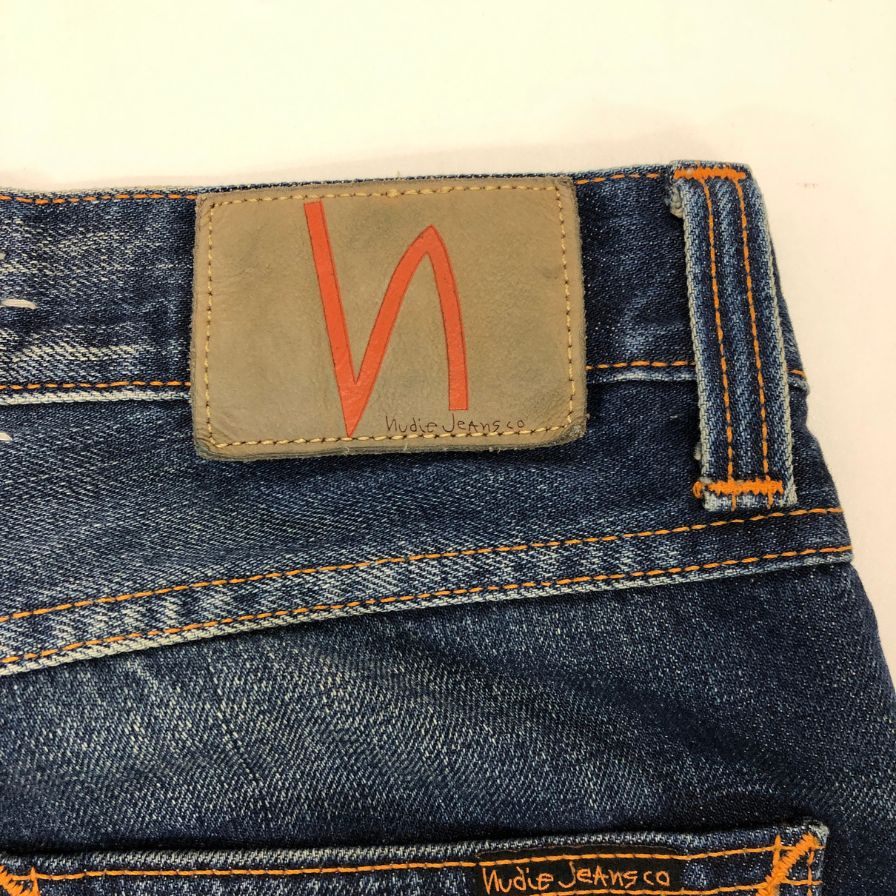 ヌーディージーンズ デニムパンツ ストレート W28 L32 メンズ ブルー系 Nudie Jeans 【AFB29】