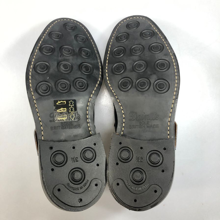 トリッカーズ M7403 シングルモンク メンズ サイズ 7 ハーフ ブラック Tricker’ｓ ビジネスシューズ 約25.5cm【LA】【中古】