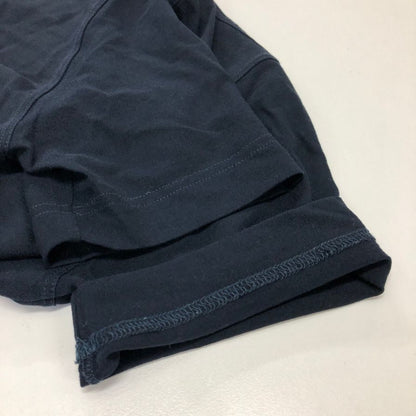 中古◆ザノーネ アイスコットン Vネック Tシャツ メンズ サイズ 44 ネイビー ZANONE 【AFB38】