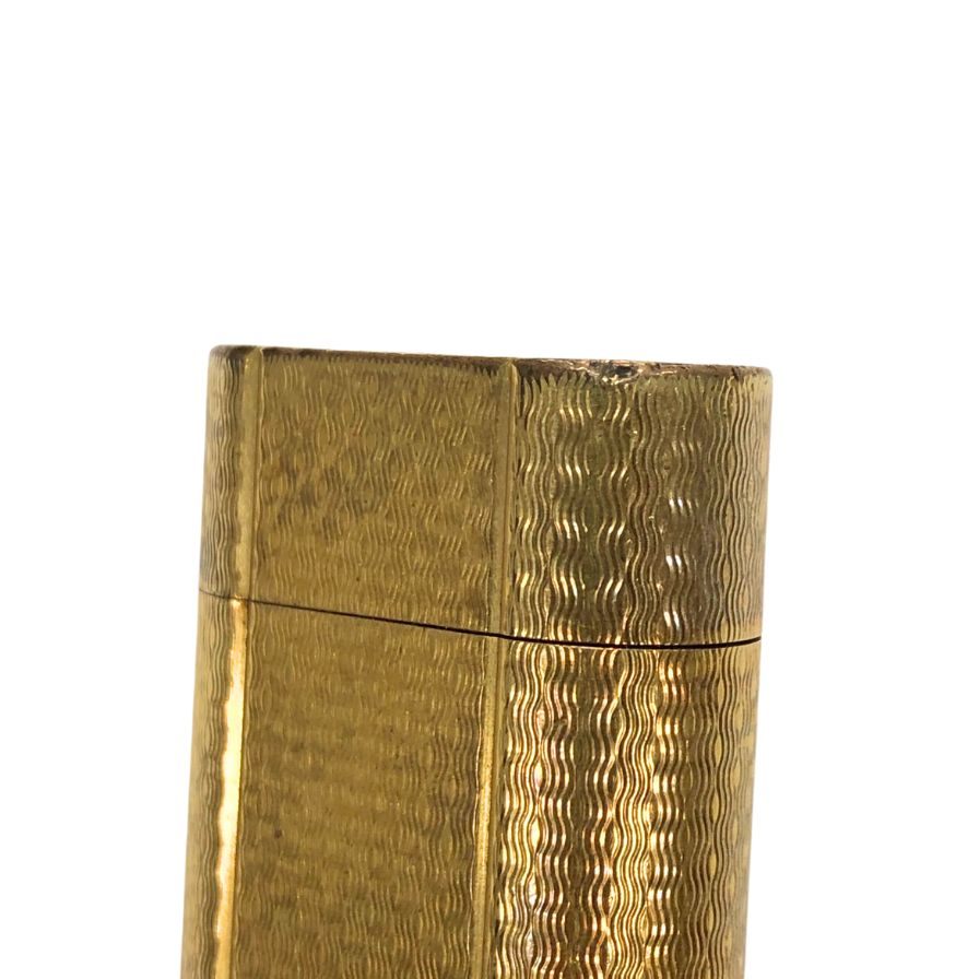 カルティエ ライター ゴールド オーバル  ガスライター Cartier