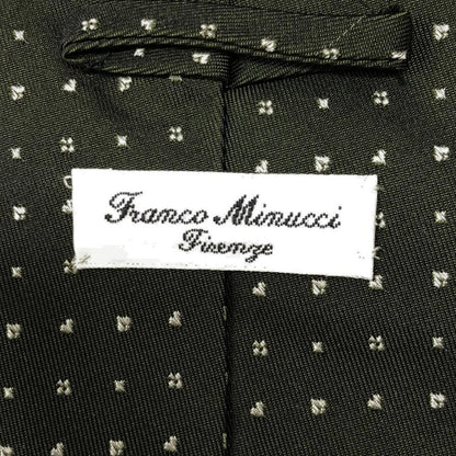 フランコミヌッチ ネクタイ メンズ シルク グリーン系 Franco Minucci【LA】