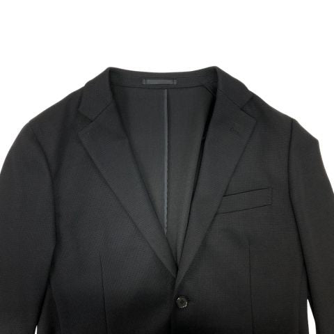 マッキントッシュフィロソフィー スーツ セットアップ ジャージ素材 三陽商会 メンズ サイズ上42R 下42 ブラック MACKINTOSH PHILOSOPHY【AFA11】