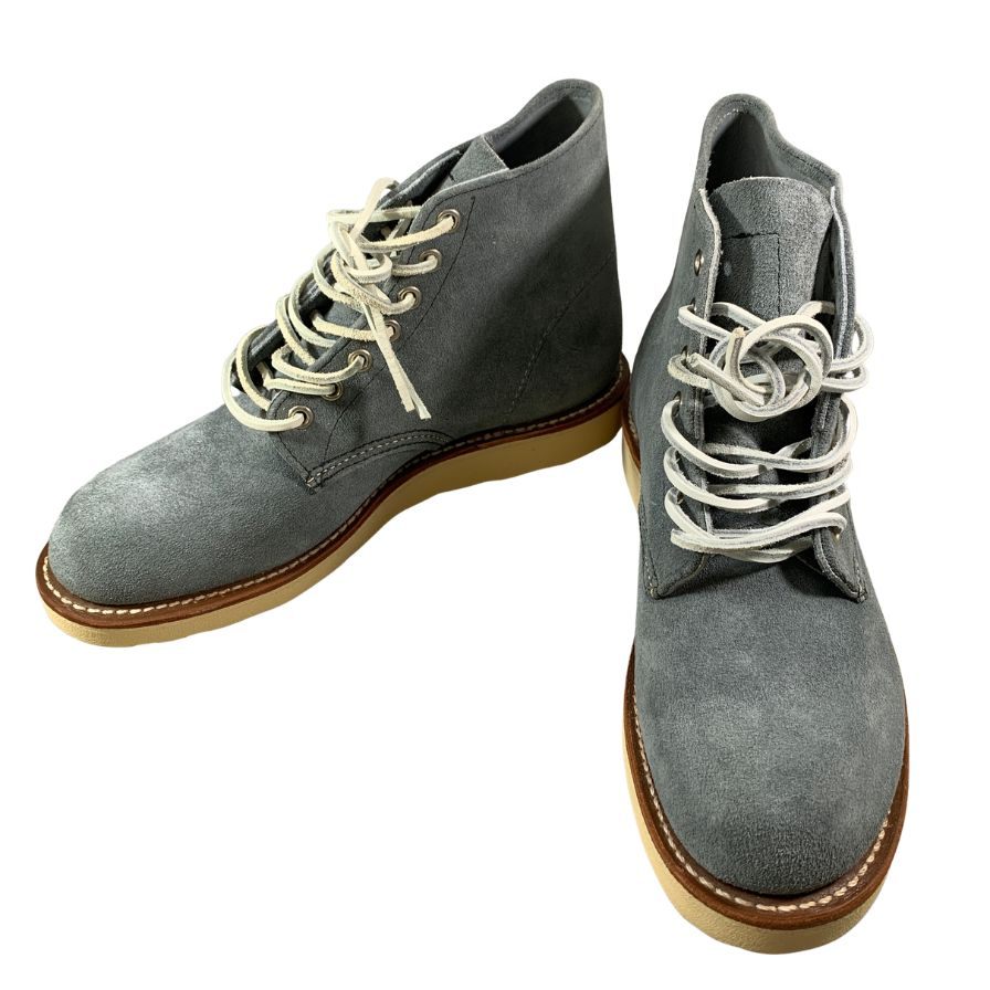 レッドウィング ブーツ 8144 アイリッシュセッター スエード ブルー メンズ サイズUS7D REDWING 約25.0cm【AFD6】