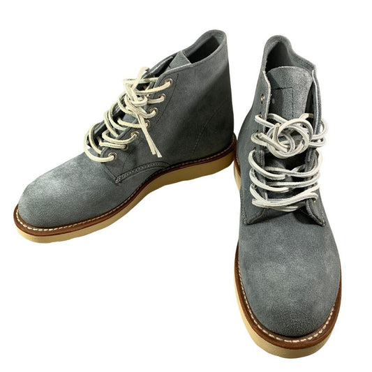 レッドウィング ブーツ 8144 アイリッシュセッター スエード ブルー メンズ サイズUS7D REDWING 約25.0cm【AFD6】