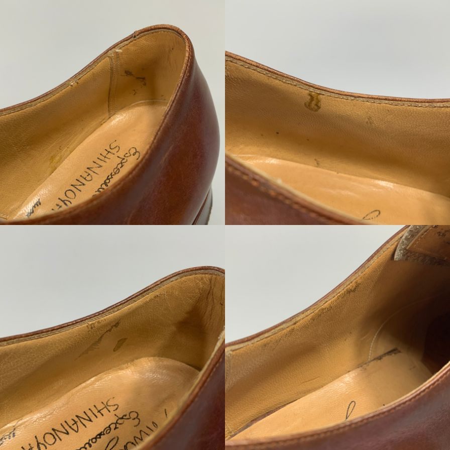 シルバノラッタンジ 信濃屋別注 別注 パンチドキャップトゥ メンズ ブラウン サイズ 25cm Silvano Lattanzi 約25.0cm【AFC4】