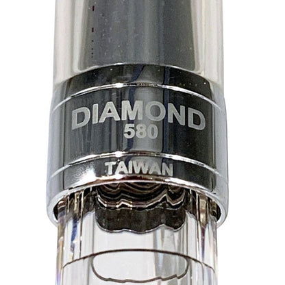ツイスビー 万年筆 DIAMOND 580 クリア F字 TWSBI【AFI17】