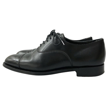 チーニー レザーシューズ ジェフェリー ストレートチップ カーフ ブラックUK6 CHEANEY 約25.0cm【AFC33】