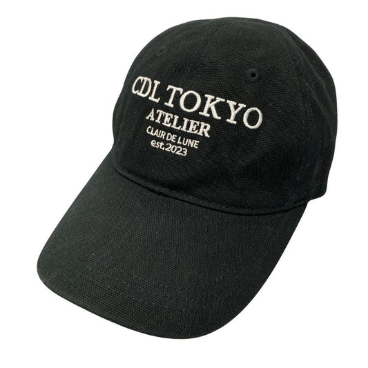シーディーエル キャップ ワンポイントロゴ ユニセックスブラック ユニセックス サイズS CDL TOKYO【AFI19-2】