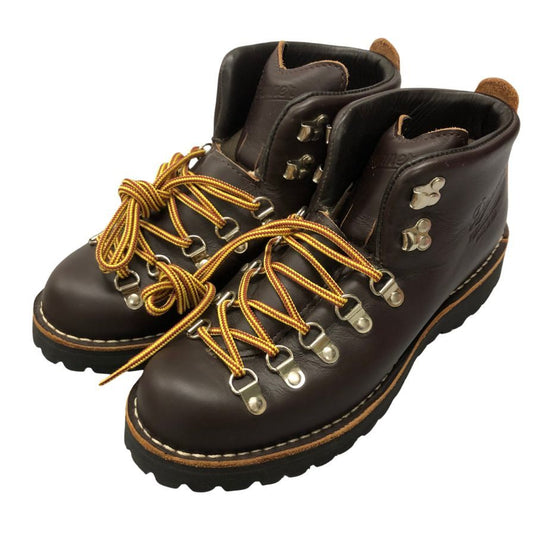 ダナー レザーブーツ マウンテン ライト ゴアテックス アメリカ製 メンズ サイズUS7.5 ダークブラウン DANNER MOUTAIN LIGHT 約25.5cm【AFD9】