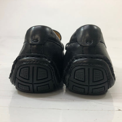 コールハーン ドライビングシューズ コインローファー カーフ ブラック サイズUK7 メンズ COLE HAAN 約25.5cm【AFC51】