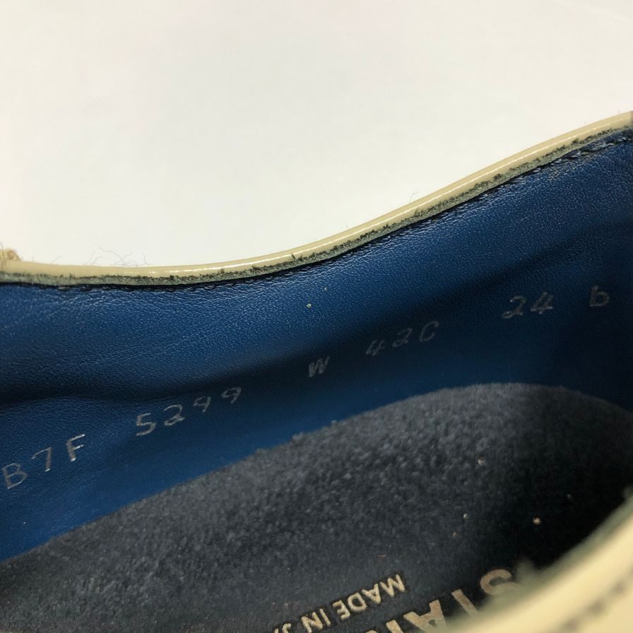 リーガル スタンダード サドルシューズ レザー バイカラー プレーントゥ グレー ブラック サイズ24 メンズ REGAL STANDARD 約24.0cm【AFC41】