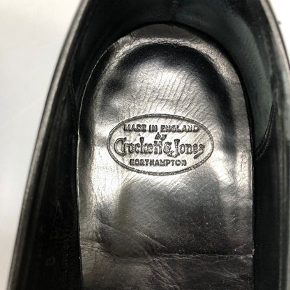 クロケット＆ジョーンズ ローファー レザーシューズ scotney サイズ8D ブラック メンズ Crockett&Jones ローファー 約26.5cm【LA】【中古】