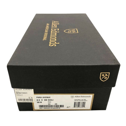 アレンエドモンズ レザーシューズ ストレートチップ 5610 パークアベニュー カーフ サイズ6.5E ダークチリ Allen Edmonds ビジネスシューズ 約25.0cm【LA】【中古】