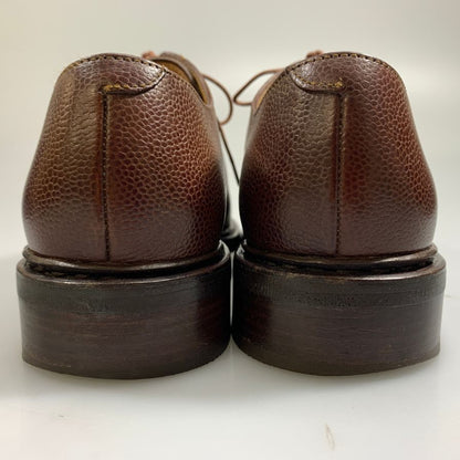 パラブーツ レザーシューズ セビーニュ シボ革 サイズUK6.5 ブラウン PRABOOT ビジネスシューズ 約25.5cm【LA】【中古】
