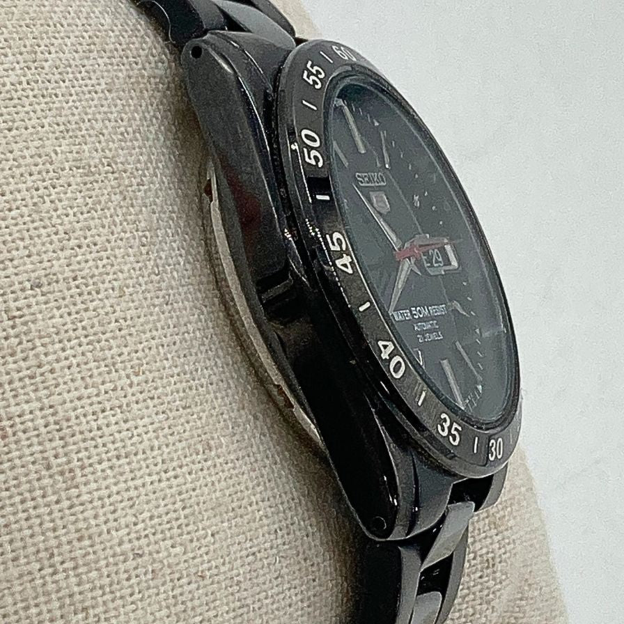セイコー SNKE03K1 オートマティック カレンダー 自動巻き 裏スケルトン 時計 SEIKO【AFI7】【中古】