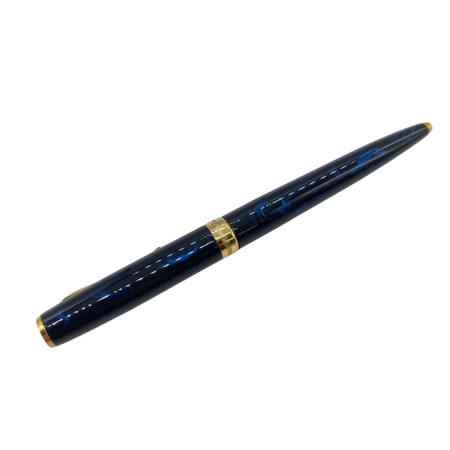 モンテグラッパ ボールペン ツイスト式 ブルー×ゴールド マーブル Montegrappa【AFI8】
