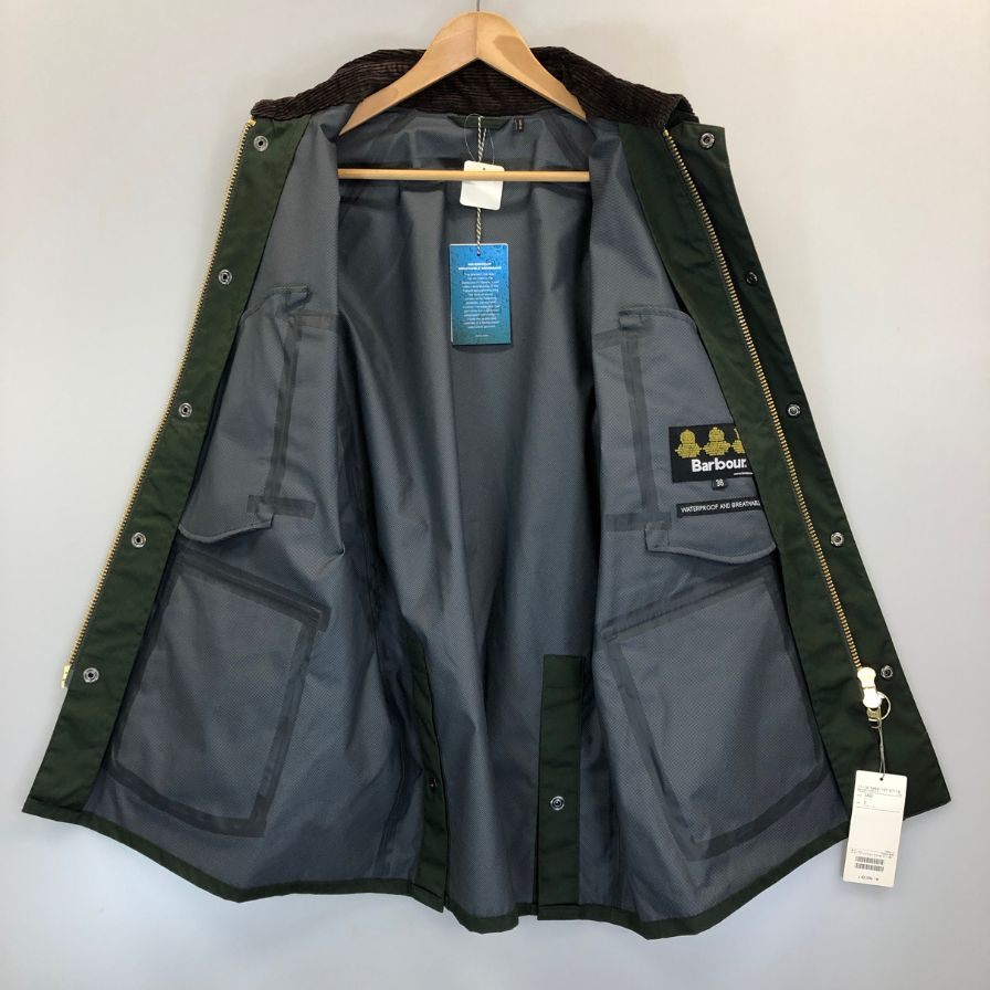 バブアー ビームス 別注 ジャケット ビデイル テック クラシック ノンオイルド カバーオール 2001241 カーキ メンズ サイズS Barbour BEAMS BEDALE【LA】