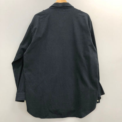 中古◆ポロ ラルフローレン ロングスリーブシャツ ダブルポケット エポーレット ブラック サイズL Polo Ralph Lauren 【AFB14】